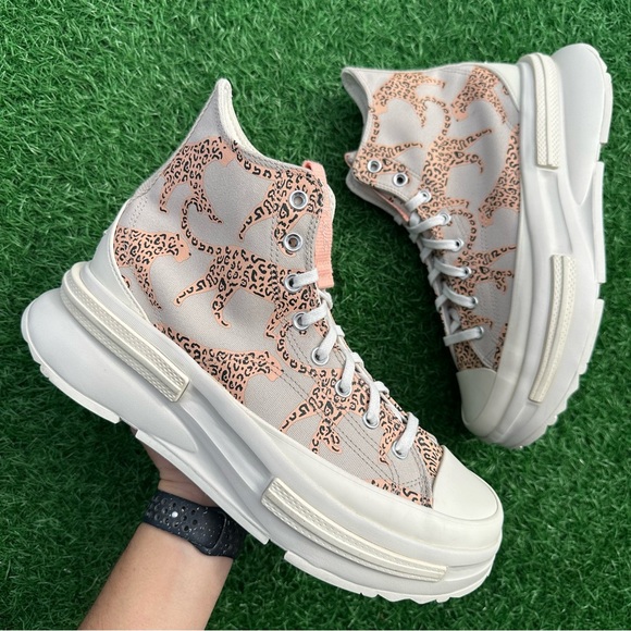 Converse Run Star Legacy Cx Hi String / Cheeky Coral Animal Abstract - Picture 2 of 12